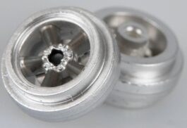Pioneer Rear Wheels - Silver/Grey 2pcs