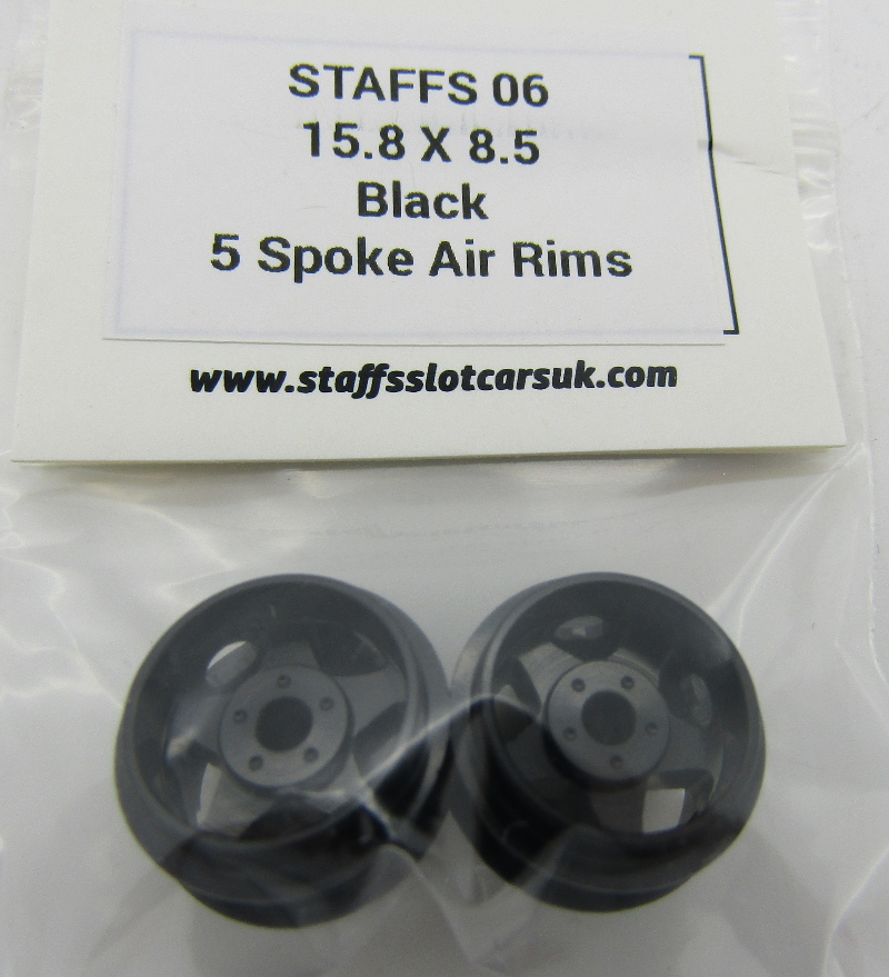STAFFS06 5 spoke black wheels Air rims STAFFS06 5 spoke black wheels Air rims