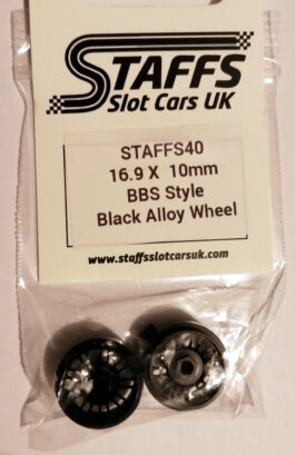 STAFFS 40 Black wheel BBS Style