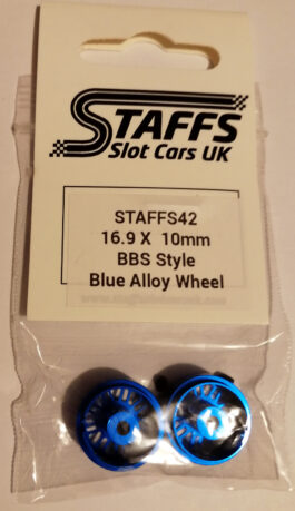 STAFFS 42 BLUE ALLOY BBS WHEEL