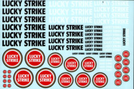 Teamslot Sponsor Decals Lucky Strike
