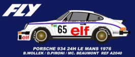 Porsche 934 Carrera 24hr Le Mans 1976